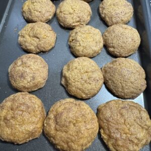 Pumpkin Snickerdoodle Cookies