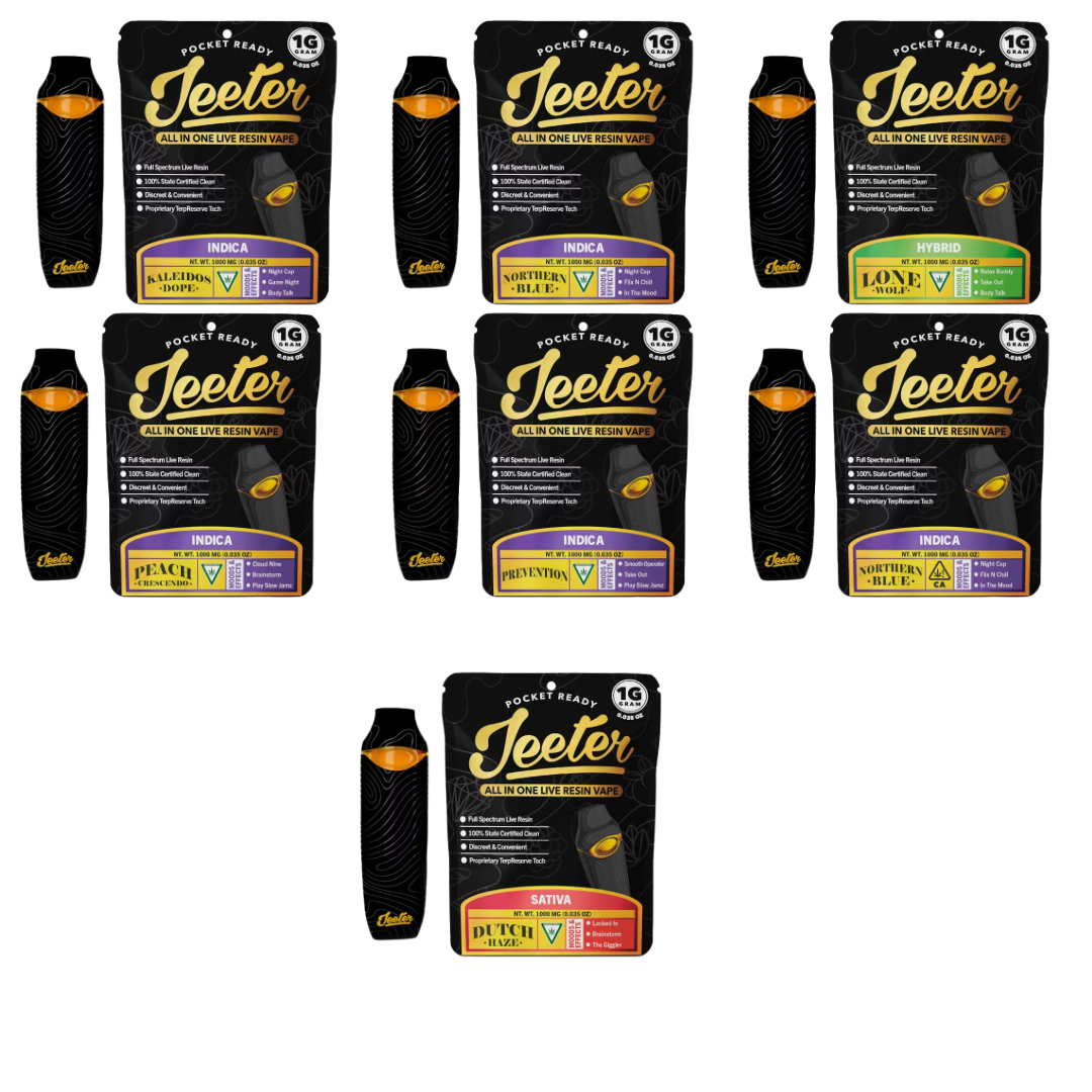 Jeeter Live Resin 1 Gram Disposable Fob Cartridge
